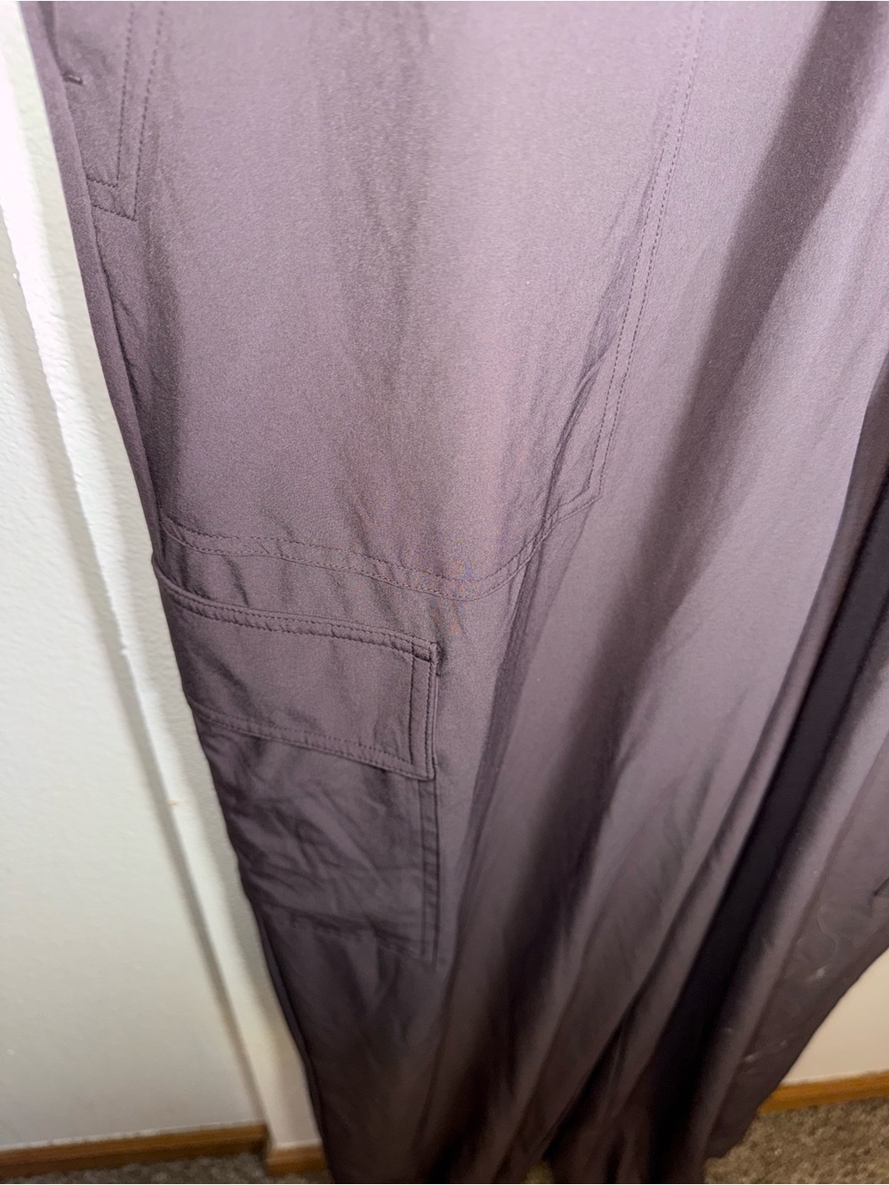 ATHLETA Chocolate Brown Zip-Up Active Lightweight sleeveless jumpsuit 16 - Picture 3 of 5